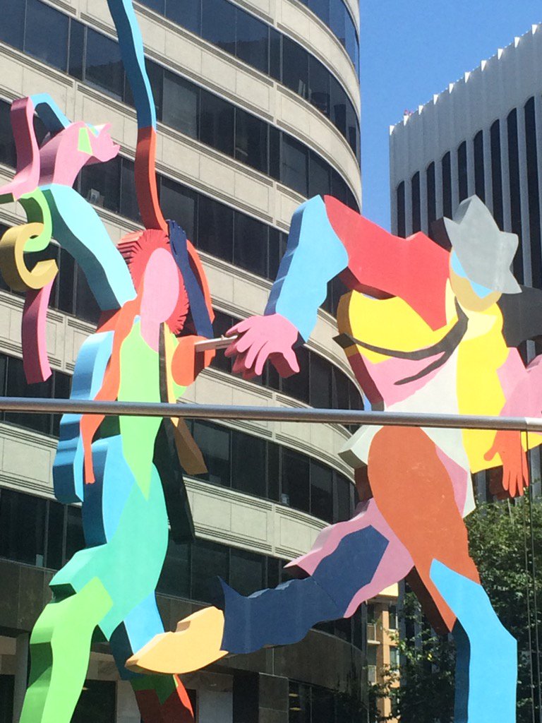 Drmlmyers's tweet image. Admin Tour #APSac2016 at the dancers in Rosslyn #escuelakey @Drmlmyers