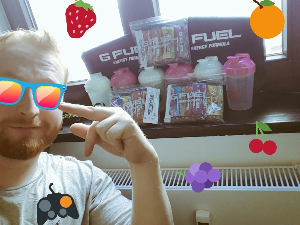 RT and Follow @PhilWhi7 

3 x GFuel Bags
6 x GFuel Shakers
3 x GFuel Test Packs

3 WINNERS = 2 SHAKERS 1 BAG 1 PACK