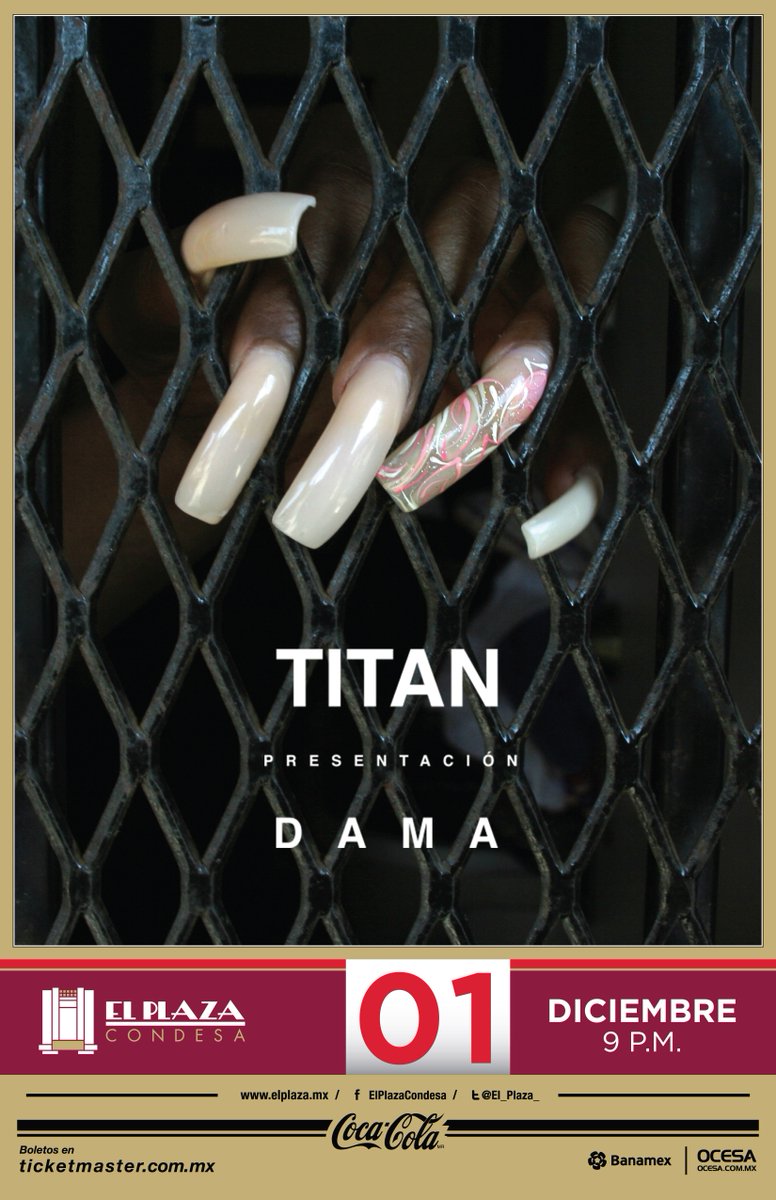 esebabuino's tweet photo. .@titantitanmx presenta DAMA en @El_Plaza_ https://t.co/cs36etlLZT