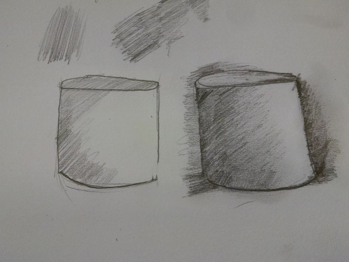 panthersart's tweet photo. "I can't draw" says noone in Mr.Mitchell's #artclass C/O the improvement during one mini lesson #drawdaily #STEAM https://t.co/DtxYSemsGd