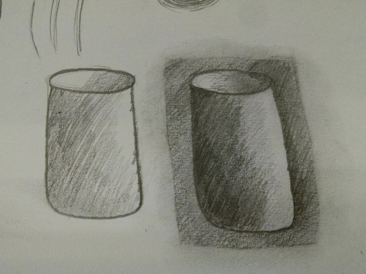 panthersart's tweet photo. "I can't draw" says noone in Mr.Mitchell's #artclass C/O the improvement during one mini lesson #drawdaily #STEAM https://t.co/DtxYSemsGd