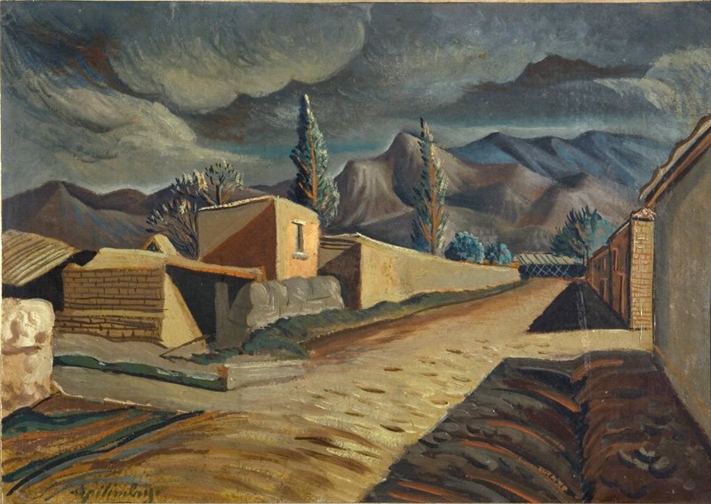 monodivo's tweet photo. @Col_Fortabat | Del artista argentino Lino Enea Spilimbergo - 
Calle de San Juan / 1929 https://t.co/tzr0J63ApH