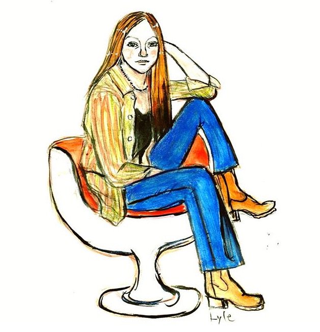 LauraPrepon's tweet photo. Just a little #FBF #FanArt 😛 📷 by @lyle_o_art #that70sshow #fanartfriday https://t.co/DAz7BdGDAb