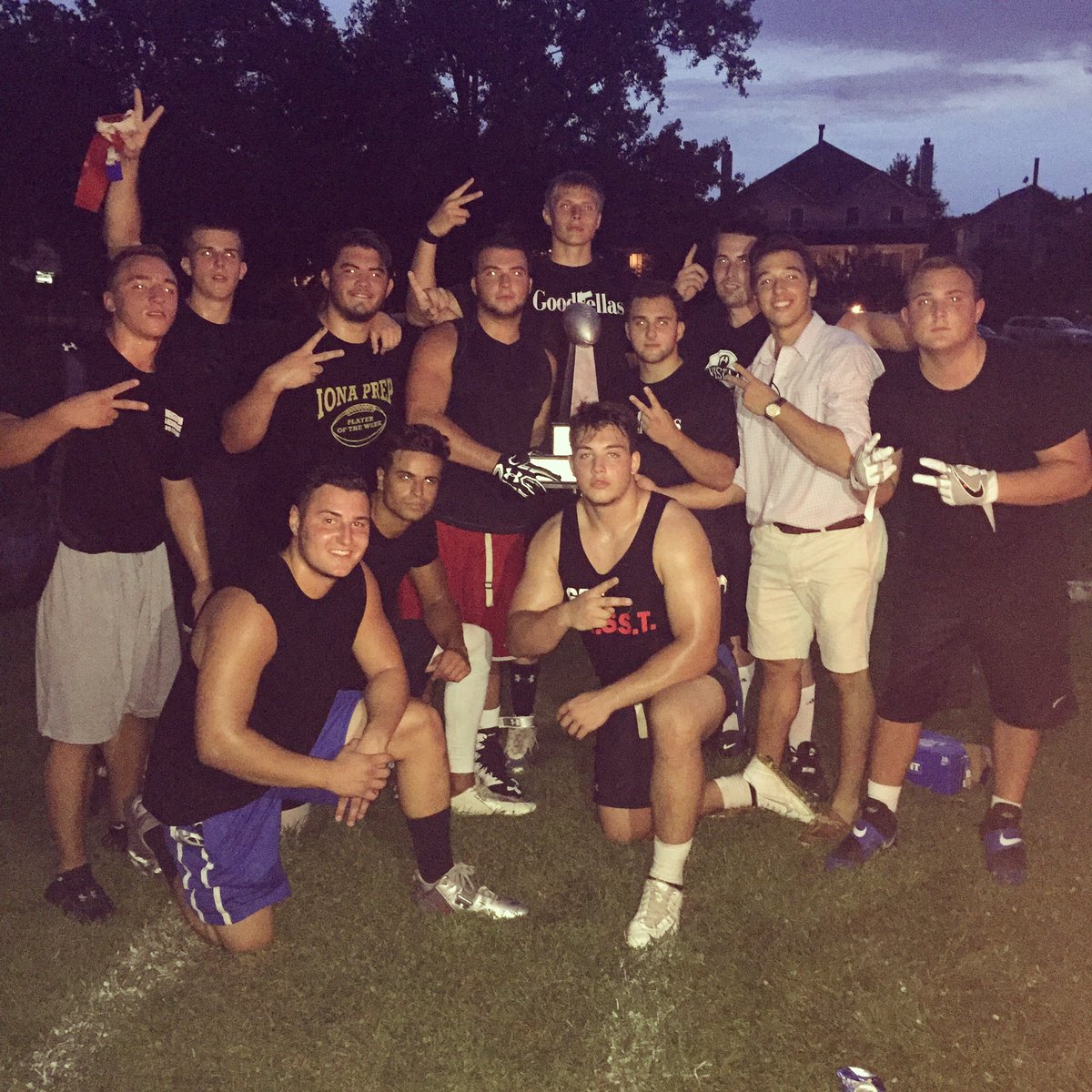 Eastchester22s's tweet photo. Your 2016 summer league champs ! @ColonialFFL https://t.co/35xbE5k5c4
