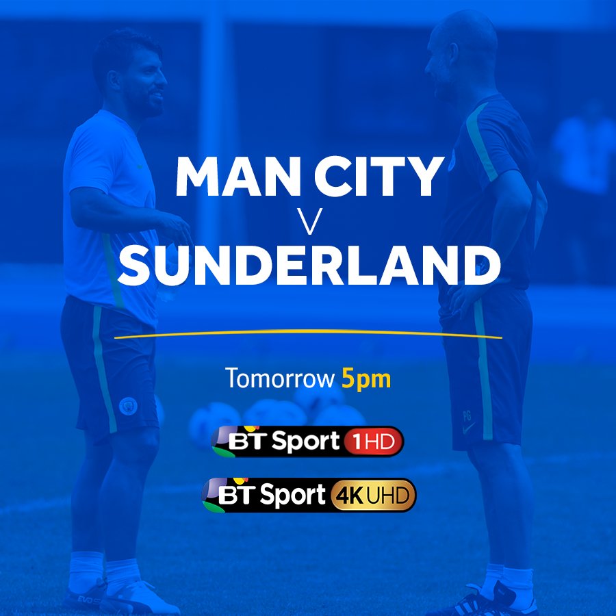 TNTSportsTrade's tweet photo. #MCFC V #SAFC Live Tomorrow at 5:30 the #PremierLeague is back. https://t.co/lCQIhR0Qm1