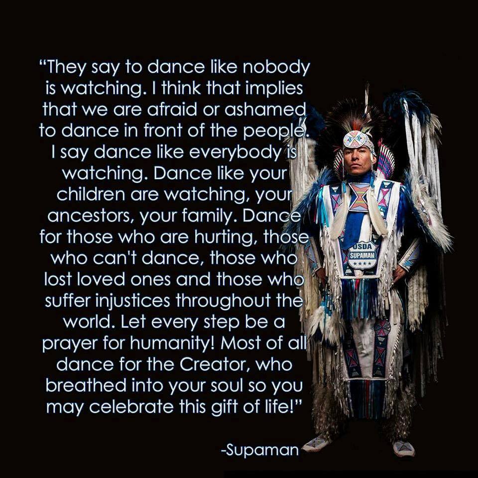 Food for thought. Dance is part of our identities and histories.