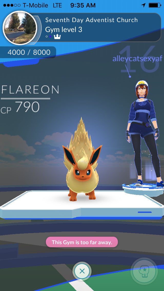 Alleyisafatty's tweet photo. Locked down the Korean Church across the street again! #TeamMystic @TeamMysticPGO @WeTeamMystic @alleybearrrr https://t.co/v3N1qGfULn