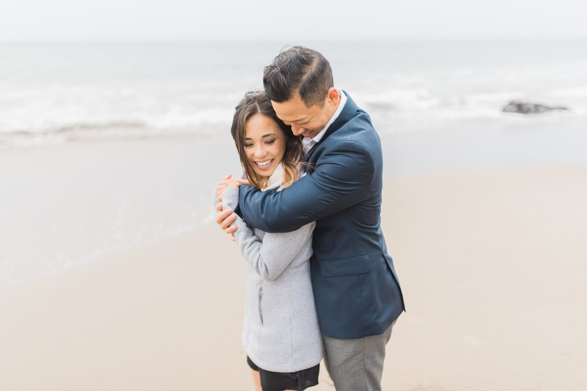 susieandwill's tweet photo. So happy when Tricia and Mike were game for trekking out to Marshall Beach. It was so worth it! ❤️ #engaged https://t.co/cXsRuH16fe