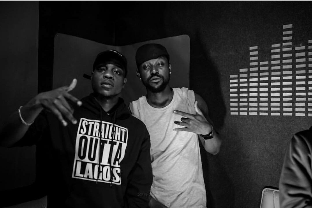 IsaacTellem's tweet photo. @ponobiom x @izzlax from Studio session With @realhypelyrix x @undabeatgh..Watchout for a new Banger..WeBad https://t.co/lZvtGFtuRg
