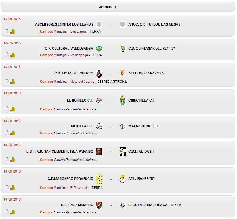 CALENDARIO. La FFCM ha dado a conocer los equipos del Grupo I de 1º AUTONÓMICA. ¡Fecha de la primera jornada!