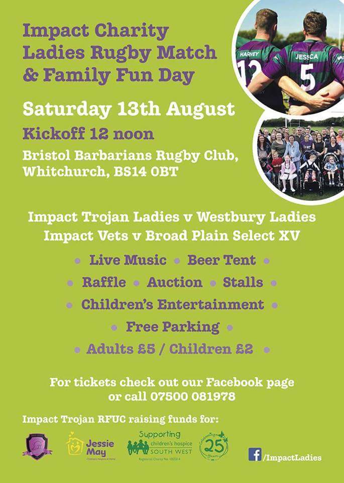 OBsLadiesRugby's tweet photo. Join us supporting a couple of our team playing with @SMOBL for @ImpactCharity v @WestburyRFC1 tomorrow! #rugbyfam https://t.co/hjrw38sKw9