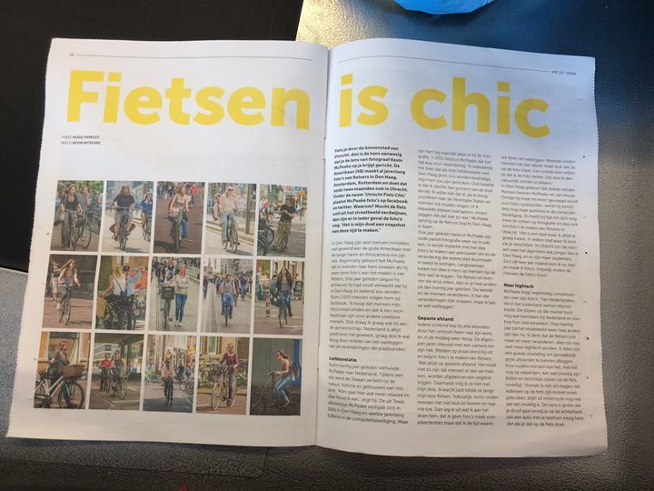 utrechtfietchic's tweet photo. Epic double page spread in Utrecht Straatnieuws today on Fiets Chic.  Thank you Hugo Verkley from Utrecht Straatnie… https://t.co/UT4jHz6kW8