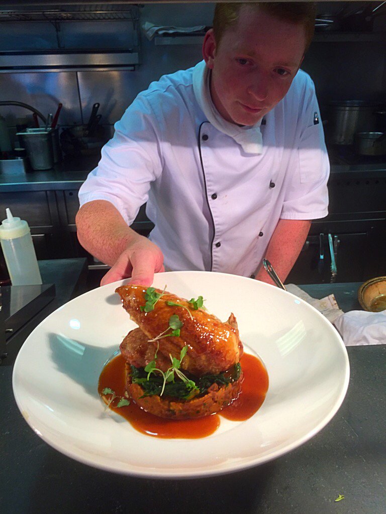 .Head chef Adam in action <a href="/islandlondon/">Island Grill London</a> delicious Suffolk chicken #islandgrill #dining@lancasterlondon <a href="/Chefben1975/">Ben Purton</a>