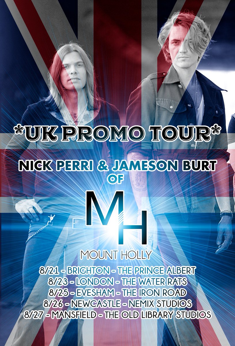 ghsstrings's tweet photo. #GHS artist @NickPerri of @MountHollyBand will be back in the #UK this month! #NickPerri #UKPromoTour #MountHolly https://t.co/vbutjdjhcr