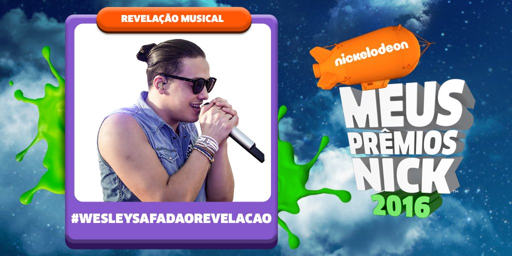 NickelodeonBR's tweet photo. Vote na Revelação Musical deste ano! Para apoiar #WesleySafadaoRevelacao no #MPN dê RT neste tweet! @WesleySafadao https://t.co/oBYcLU5AhM