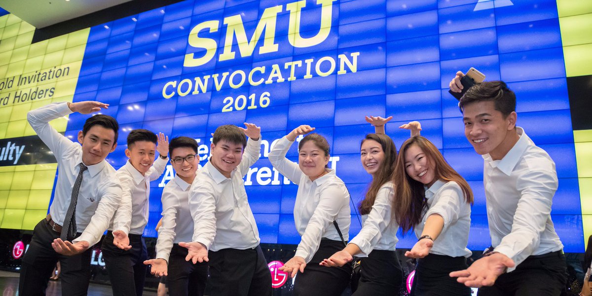 sgSMU's tweet photo. Our freshmen's journey has begun with #SMUConvocation2016. See more photo highlights here: https://t.co/YHSQoSLJN3 https://t.co/4uIpdzsGPG