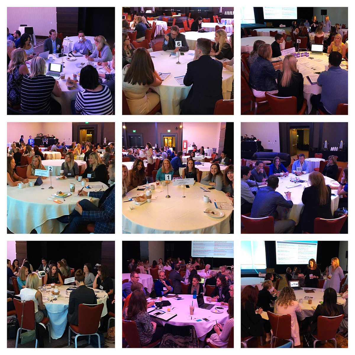 AngelaSweeney's tweet photo. Thanks to all of our awesome Roundtable Leaders! #ICSCMocial https://t.co/96eJQxZSIG