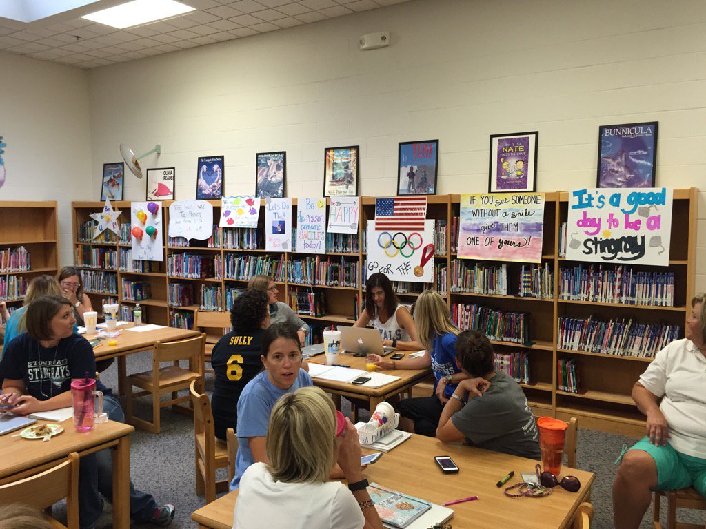 SGStingrays's tweet image. We all enjoyed our welcome back poster activity during our PD today.