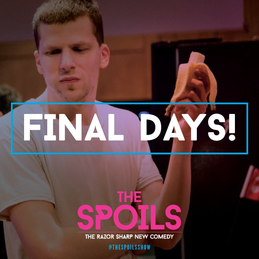 The end is near! We sadly must close tomorrow.