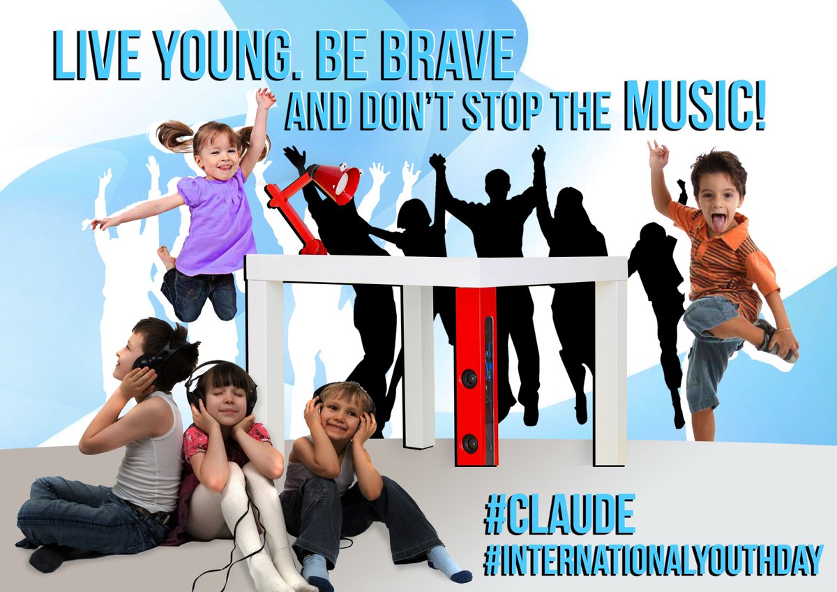 sevenlevers's tweet photo. Be #young, be #brave and don't stop the #music!
#YouthDay #YouthDay2016 #InternationalYouthDay #Claude #7levers https://t.co/kI9jGw7LrD