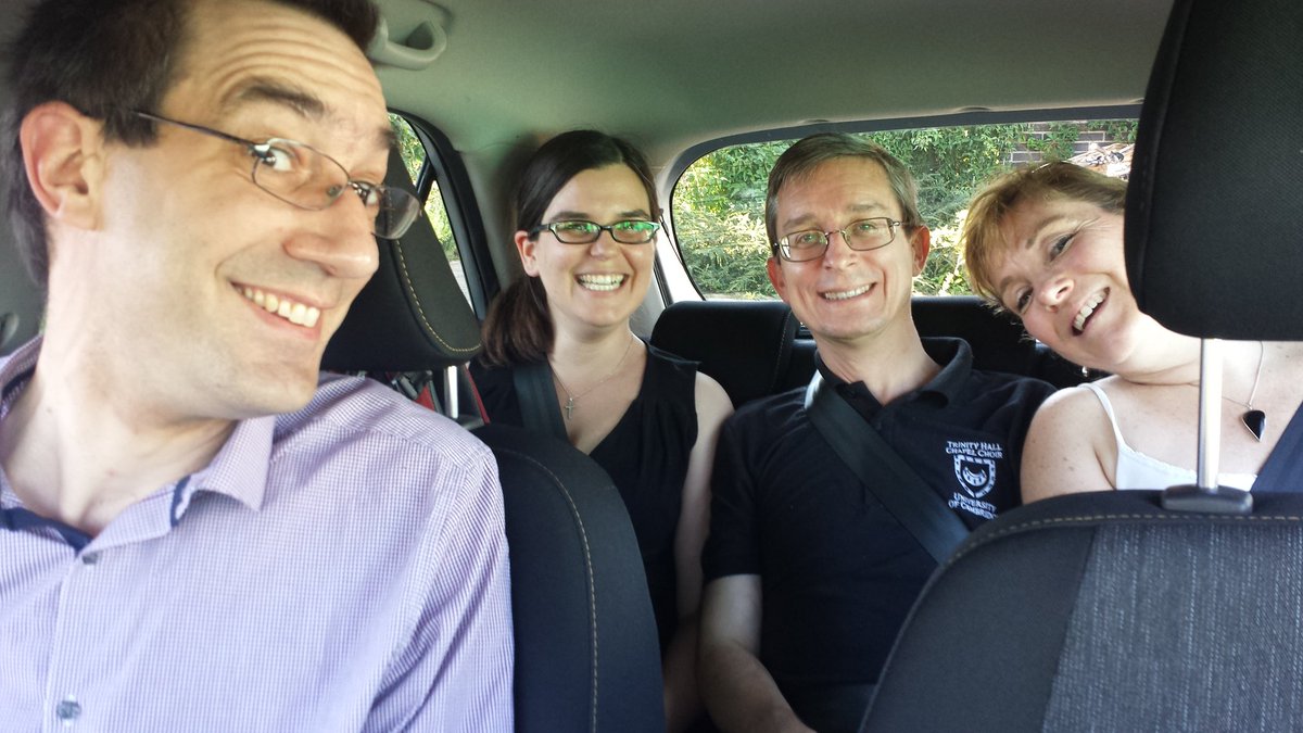 Cambridge_Cat's tweet photo. Full car on our way to Leicester! #evingtonfete #SidneySussex #SSATB @RevAnthonyLS @evingtonecho https://t.co/MafZW40ycK