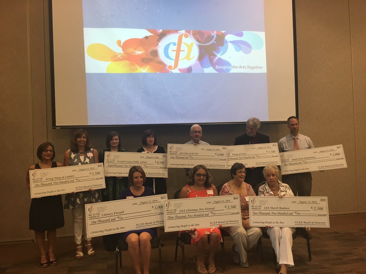 northgacf's tweet photo. @NGCFgainesville was honored to celebrate the @ForsythArts grant award recipients today at @LanierTech. https://t.co/9WMmbvFGao