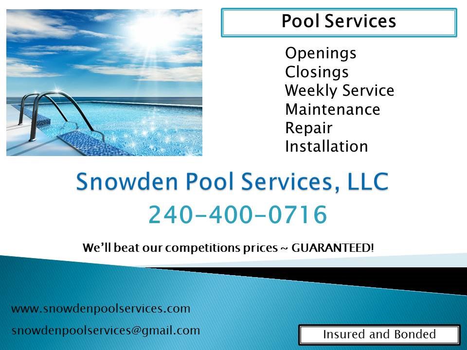 SnowdenPoolSvcs's tweet image. #NoGreenPools #PoolDr #PoolH2O
