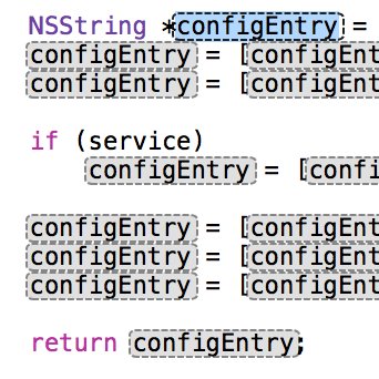 bgannin's tweet image. TIL (remembered, really) that "Edit in Scope" isn't easily discoverable but is immensely helpful. #XcodeTips