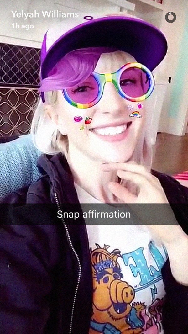 LivingParadream's tweet image. New photo of @yelyahwilliams from her official Snapchat! See more now at #Yelyahsnaps