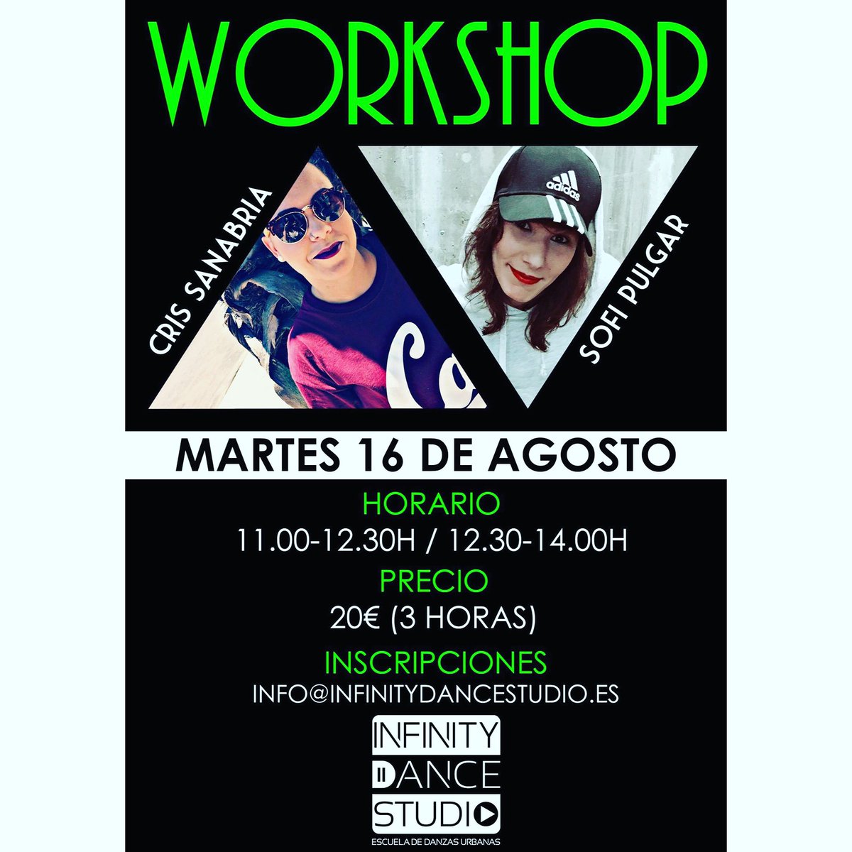 idsleon's tweet photo. ¡Workshop el próximo Martes 16, con Sofi y Cris recién llegadas de Los Ángeles! ¡Últimas plazas!  #idsleon https://t.co/CragH1bV8m