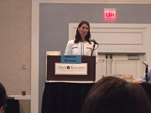 NSCsafety's tweet photo. Our very own @DebbieHersman speaks at #KidzInMotion in Orlando! #KIM2016 https://t.co/fcsgoZ2GHz