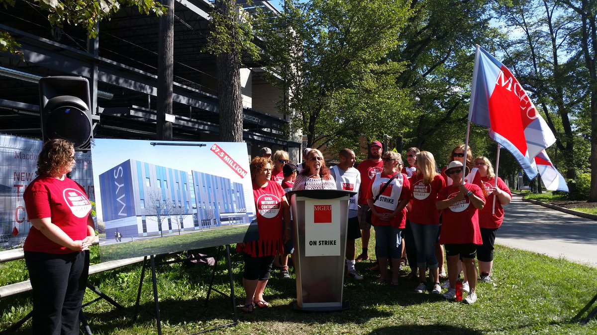 StephieStephers's tweet photo. Great turn out at the MYS strike rally & media event. Thank you to everyone who came out to show support! #MYStrike https://t.co/H68Kek5D9G