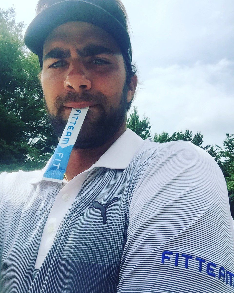 FITTEAMGolf's tweet photo. @FITTEAMGLOBAL Ambassador @Bombsquad_LSU Taking a Bite out of round today on the @WebDotComTour ! #FITGolf #FITSTICK https://t.co/frAOpi4YUu