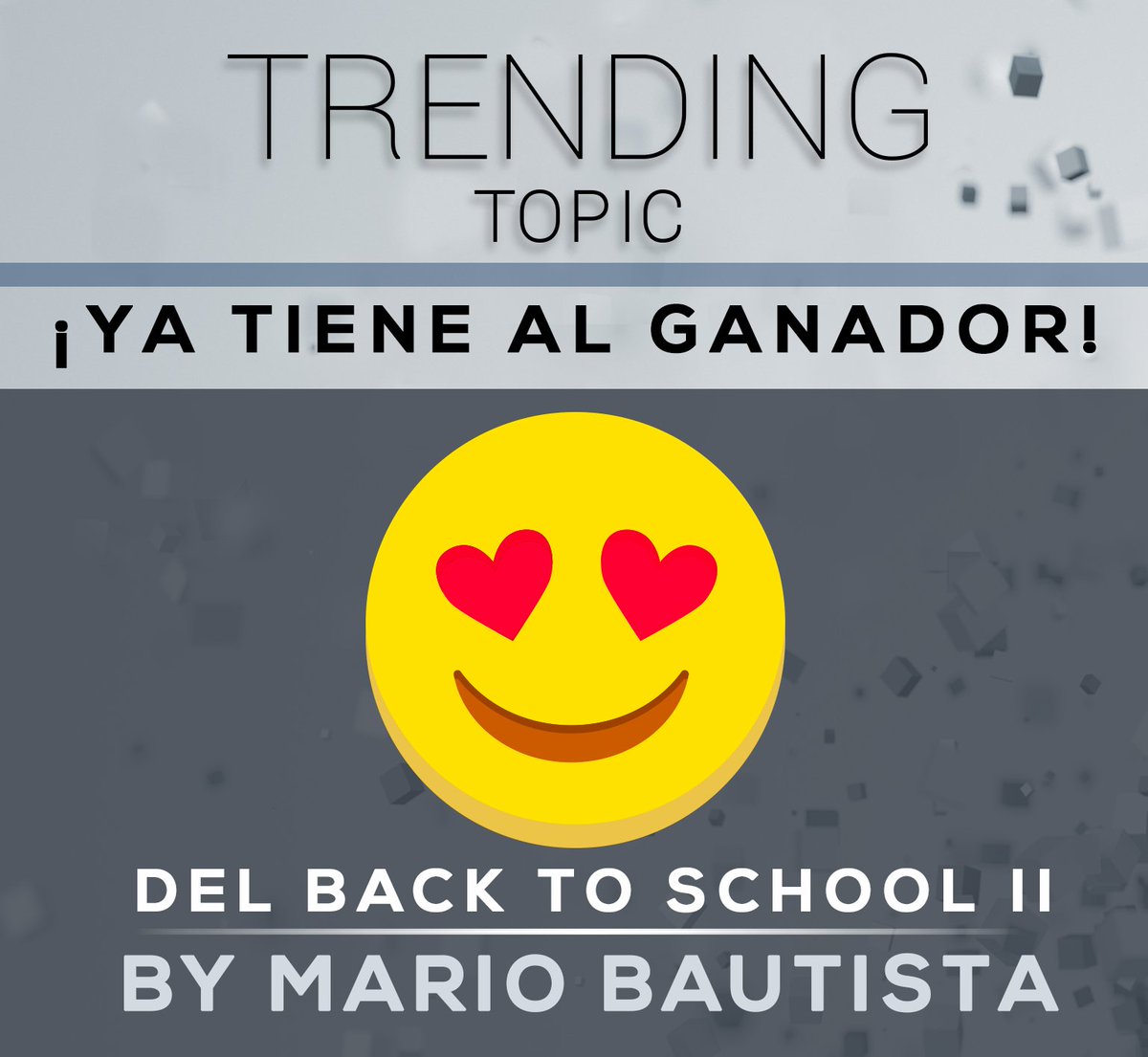TTopicMX's tweet photo. A todas las #Bautisters
Tras horas de revisar sus comentarios
¡Hemos encontrado al ganador del #BackToSchool2MB!🙊 https://t.co/YapA2gZGuZ