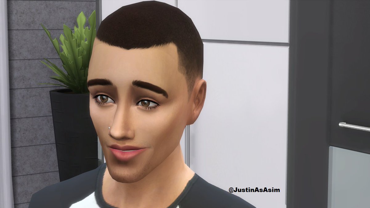 Justin as a sim tweet media