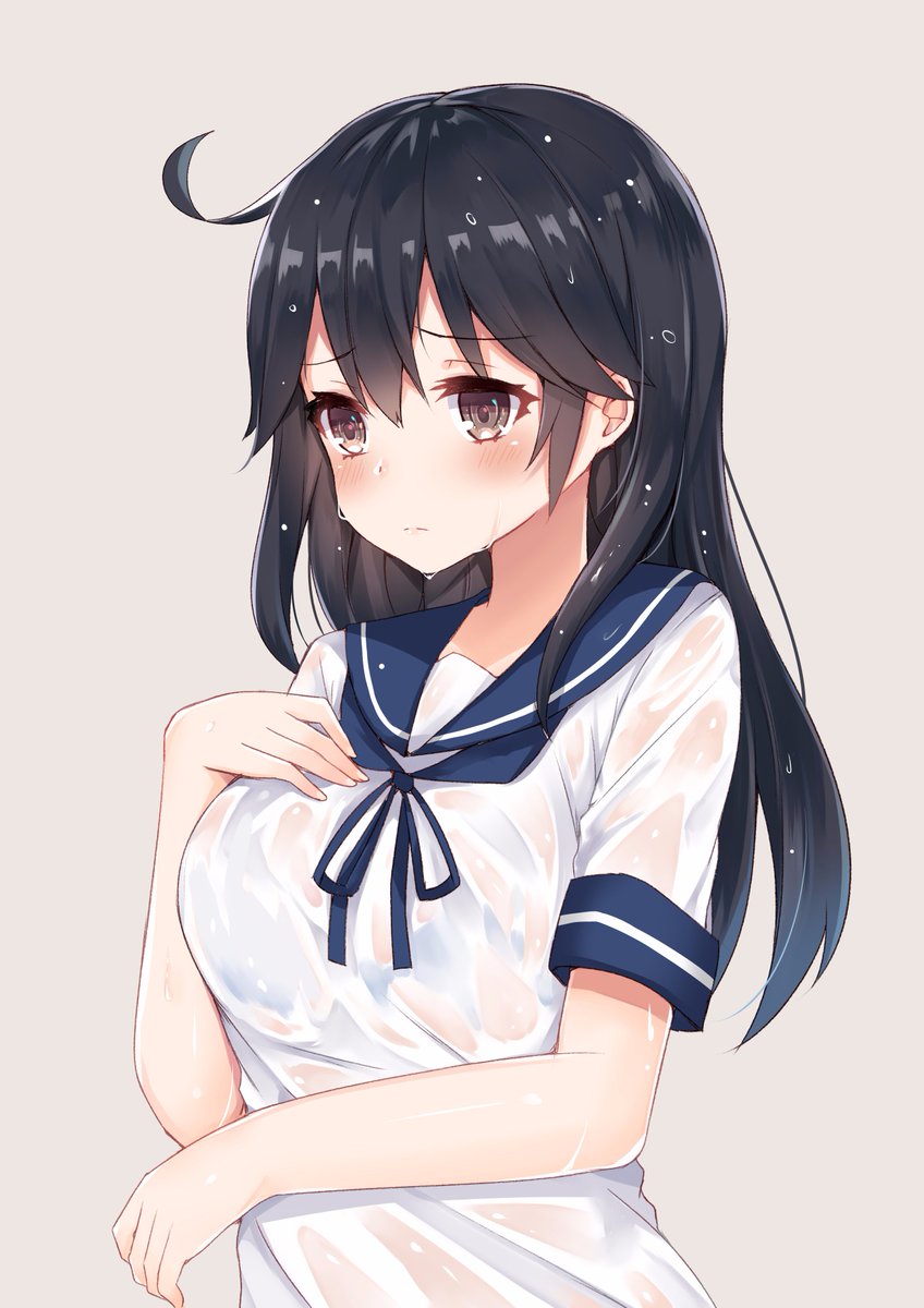 潮(艦これ) 「潮ちゃん 」|なぎのイラスト