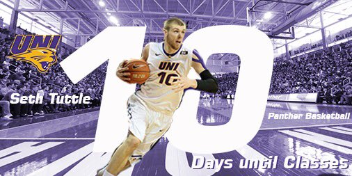 PantherMayhem's tweet photo. 10 days till classes begin, I repeat 10 days Panther Nation! 🏀 #UNICountdown https://t.co/iWIN1PCeXO
