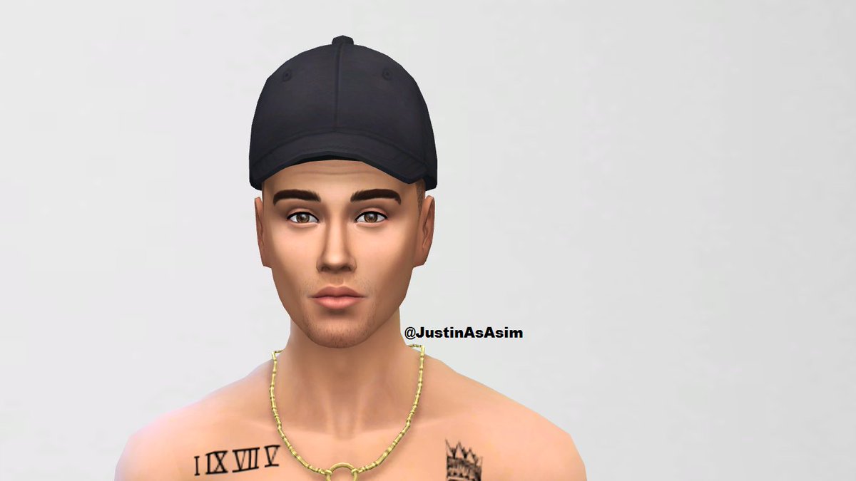 Justin as a sim tweet media