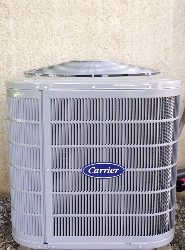 Action_AC's tweet image. On a day as hot as today in the #HudsonValley this customer will enjoy their new @CarrierGreen AC system #HVAC