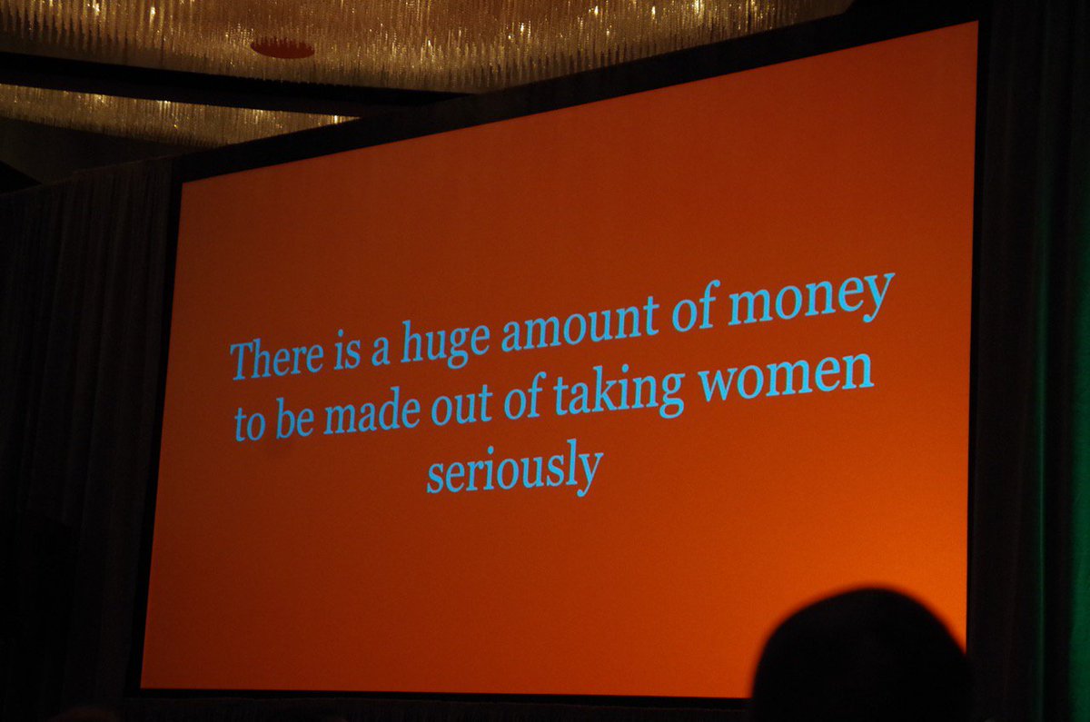 rod_izumi's tweet photo. There is a huge amount of money to be made out of taking women seriously. - by @cindygallop #UXWEEK2016 #UX https://t.co/0sxJtE0rAq