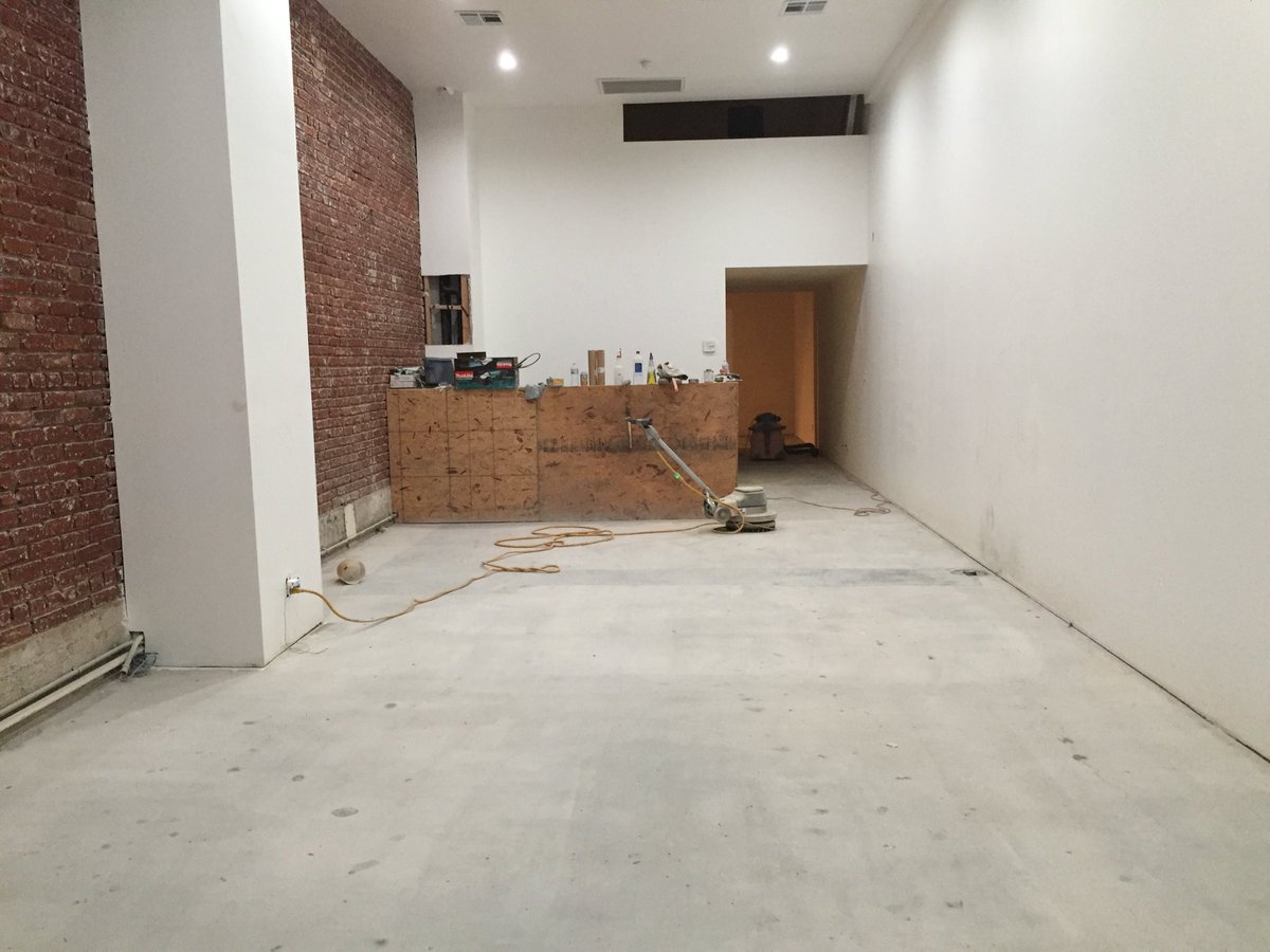 WineStopDTLA's tweet photo. #mynextUpdate: Floors. Getting done. #WineStop #DTLA #DrinkBetter #Fall 2016 https://t.co/Vou76D2jps @Alvarocar https://t.co/5mFEoU1ULl
