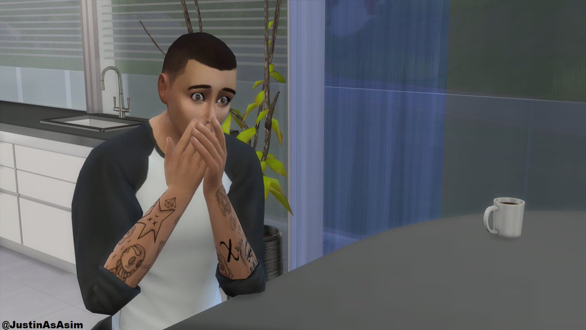 Justin as a sim tweet media