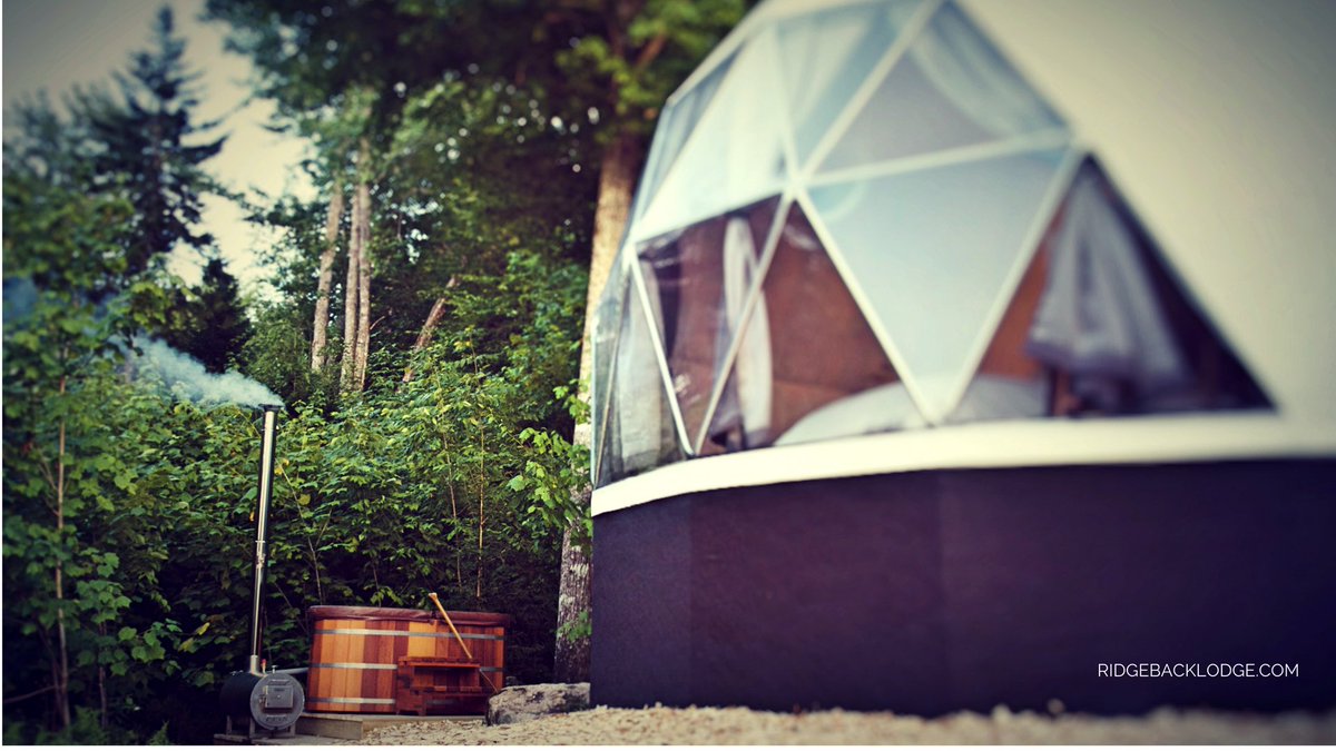 Where to take your loved on for best romantic setting. #ridgeback lodge #dream dome #glamping #exlporeNB