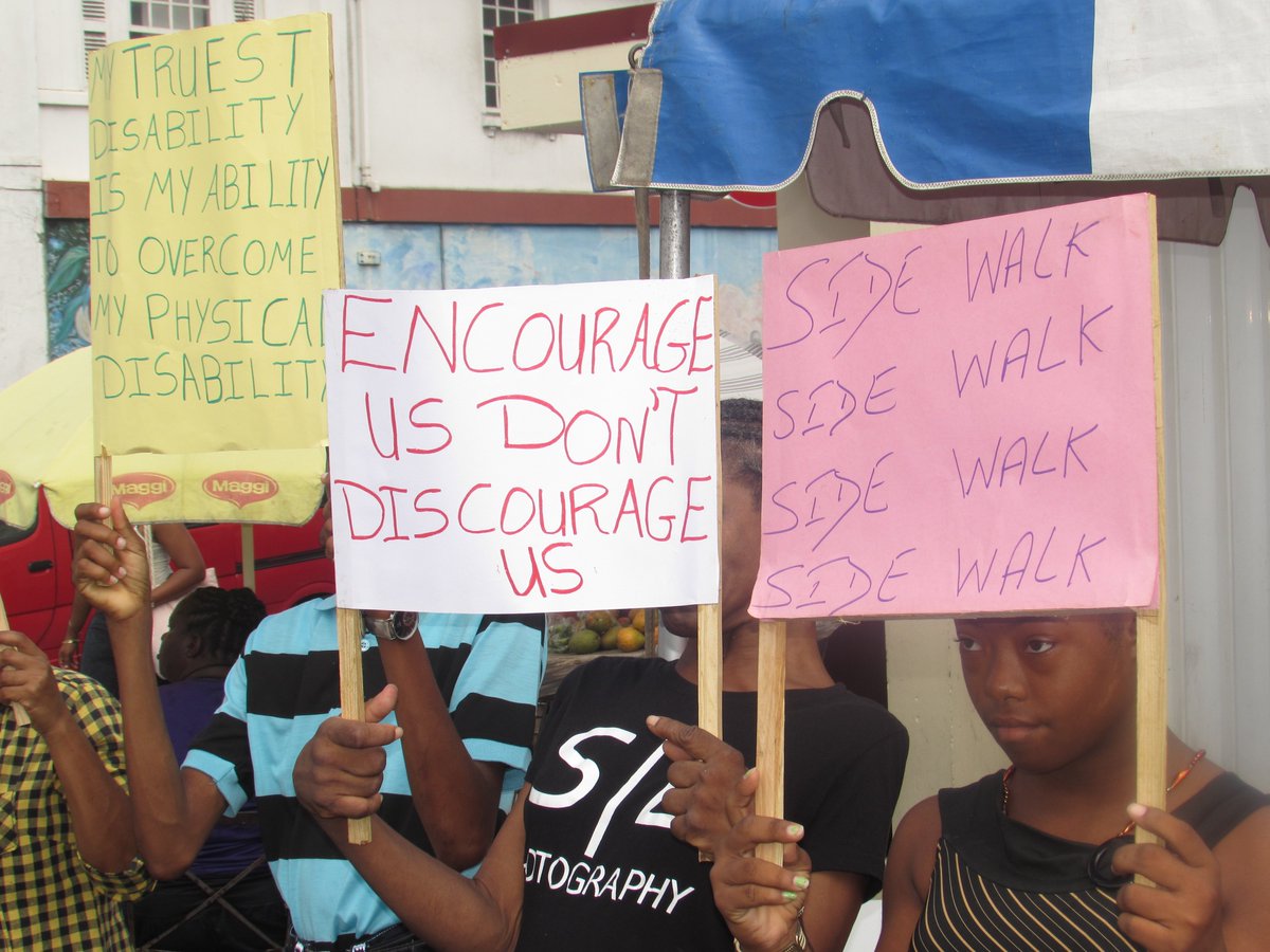 DevelopmentGd's tweet image. @DevelopmentGd and Grenada National Council For the Disabled in the Capital (St. Georges) last Friday (August 5th).