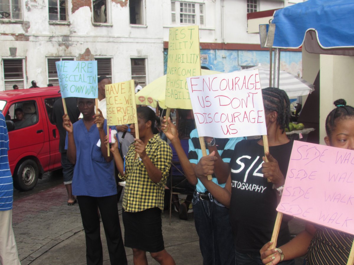 DevelopmentGd's tweet image. @DevelopmentGd and Grenada National Council For the Disabled in the Capital (St. Georges) last Friday (August 5th).