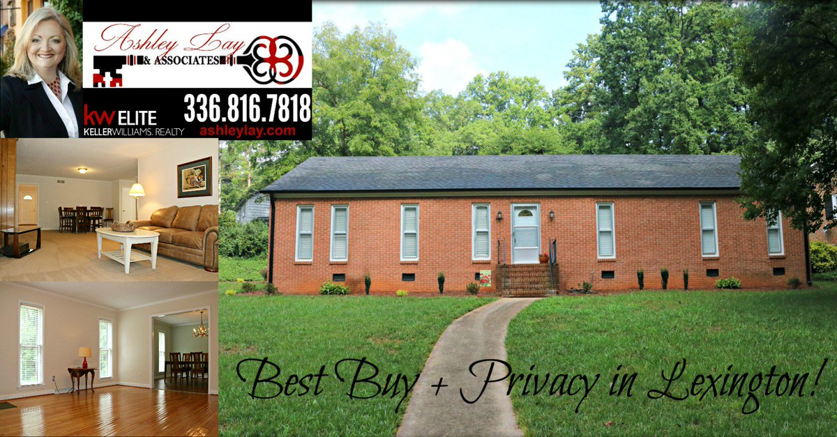 AshleySLay's tweet image. #NEWLISTING! This #onelevel, brick rancher with 2000+ sq. ft. is THE BEST BUY in Lexington.
ow.ly/KhXY303bKkA
