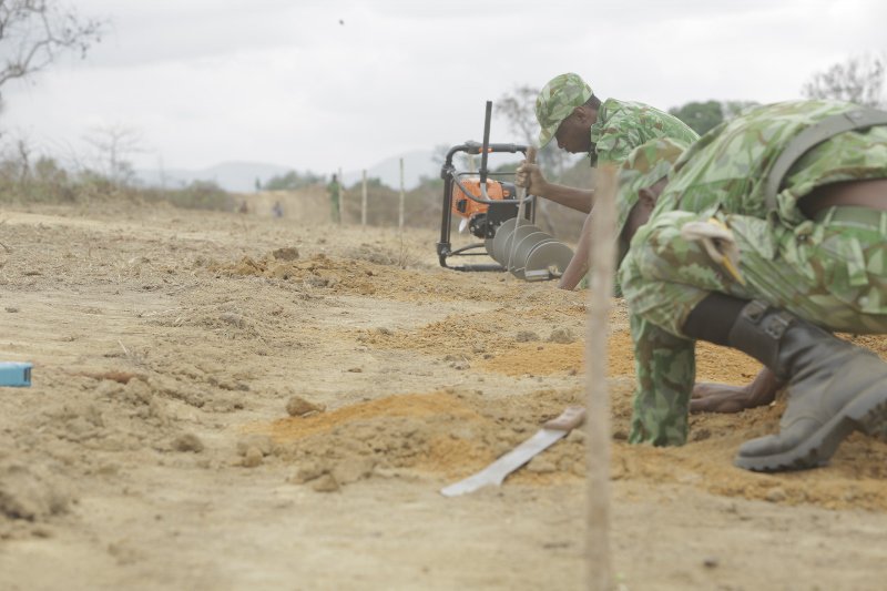 S'est tenue aujourd'hui une conférence de l'ANPN sur les ravages des plantations causés par les éléphants 1/2