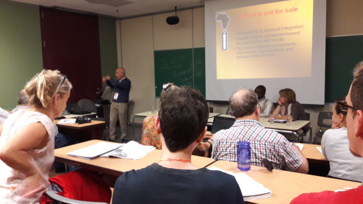 #FSM2016 accords de libre échanges qui favorisent le pillage des richesses africaines,la misère,les flux migratoires