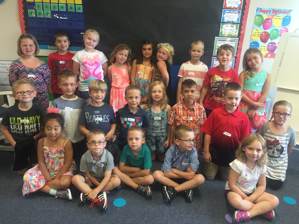 MrsMiller1111's tweet photo. Great first day!  What an amazing group of first graders!  It's going to be a great year. #wheeler way https://t.co/BlEjTthtGm