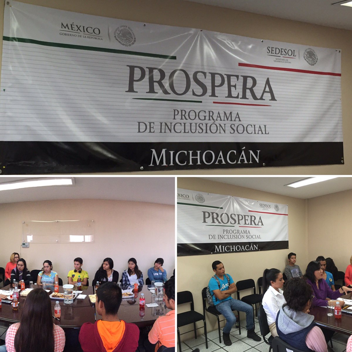 Rich_Aguirre1's tweet photo. #PROSPERA_Mich trabajando con el Pesente de México y de Michoacán #DiaInternacionalDeLaJuventud Motivando a crecer! https://t.co/giCgL6gq4s
